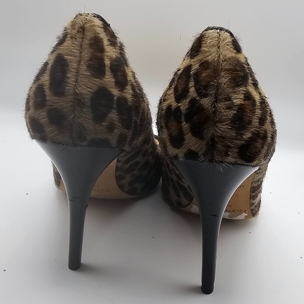 Kate Spade Leopard Print Pointed Flats – Size 8 - image 4